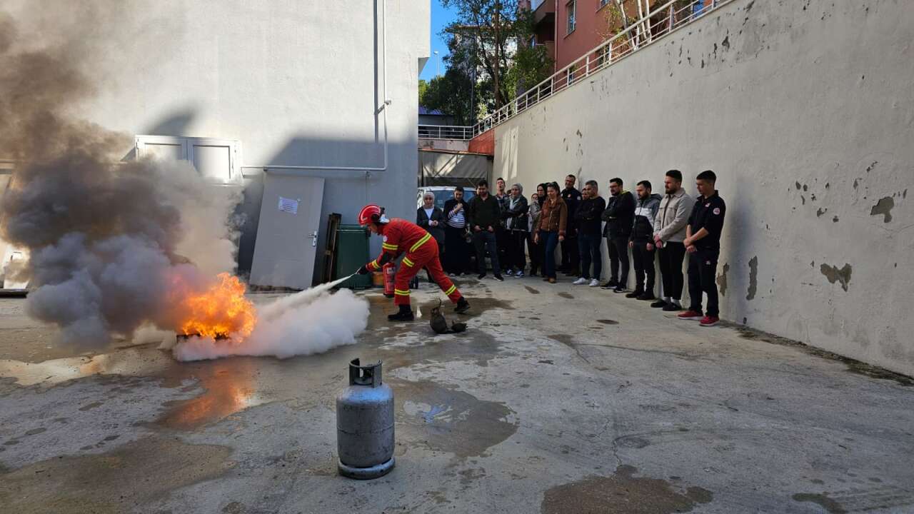 Muğla 112 Personeline Yangın Eğitimi ve Tatbikatı Başladı 2